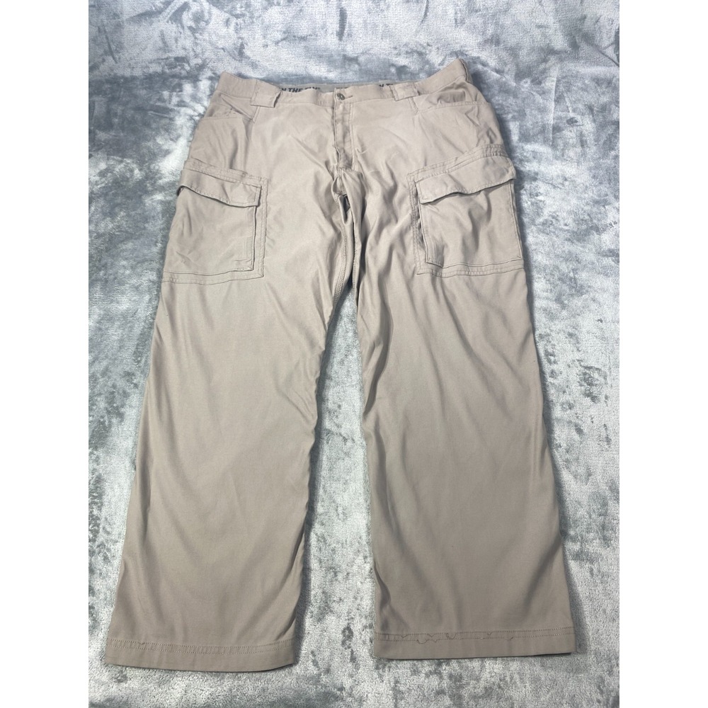 Duluth Trading Flex‎ Dry On The Fly Cargo Pants Men 44x30 Beige Relaxed Fit Hike